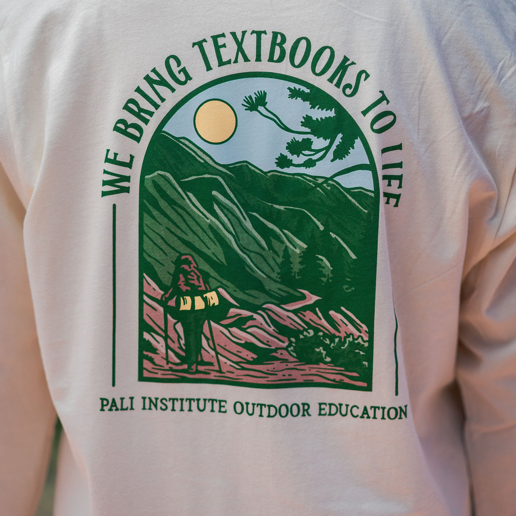 Trailblazing Knowledge in Full Color Long Sleeve Tee