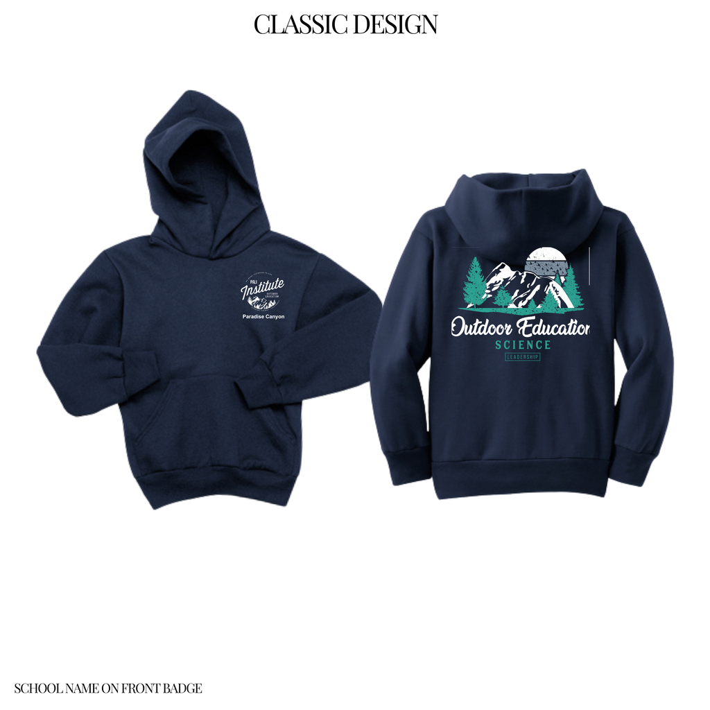 Customized with school name hoodie or zip (BULK)