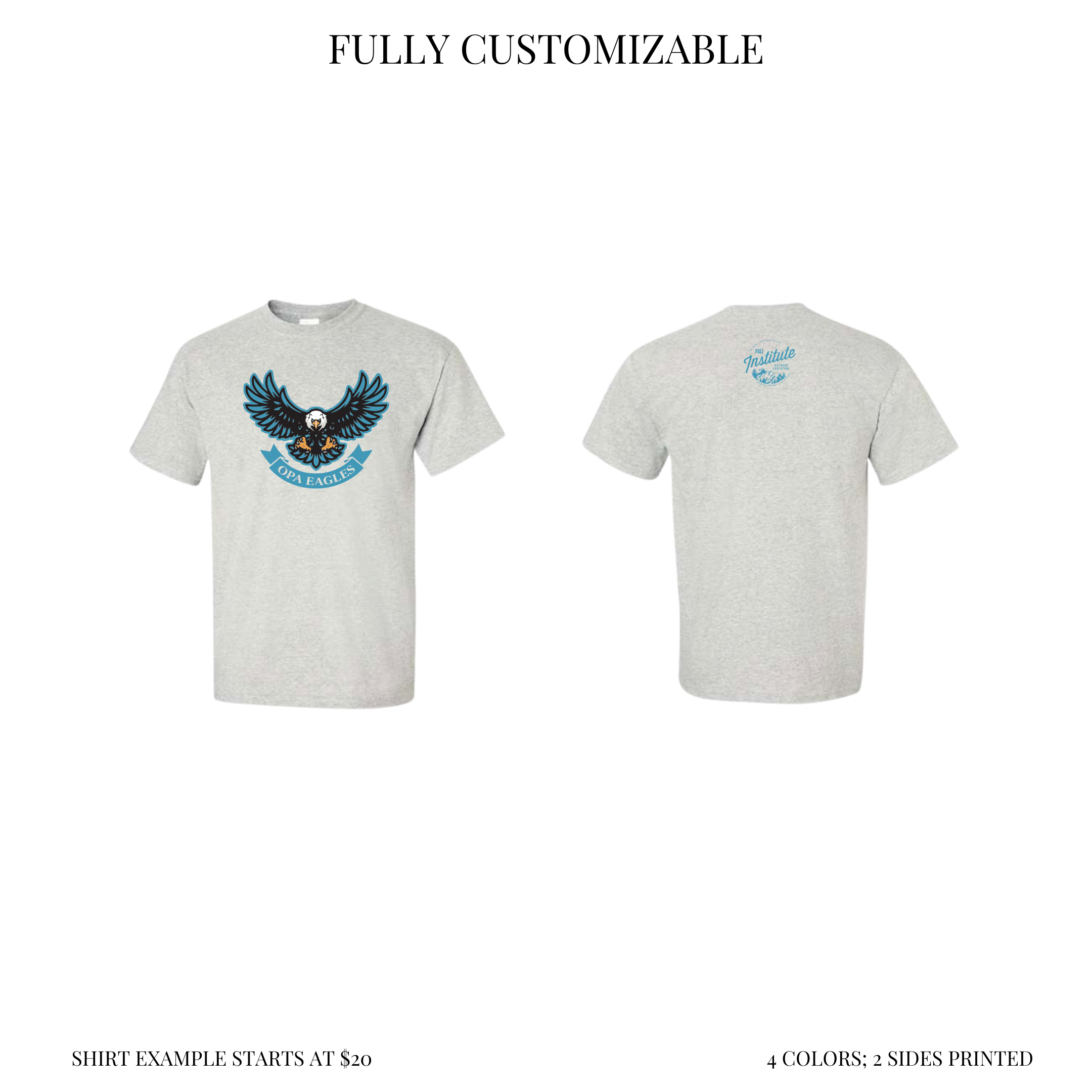 Fully Customizable Group Tee's