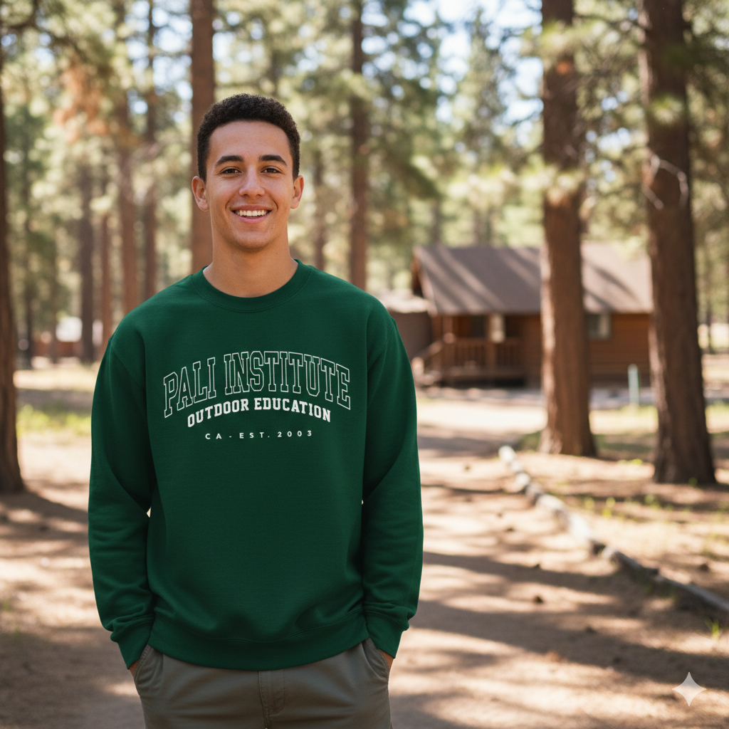 Forest Green Est. Crew Neck Sweatshirt