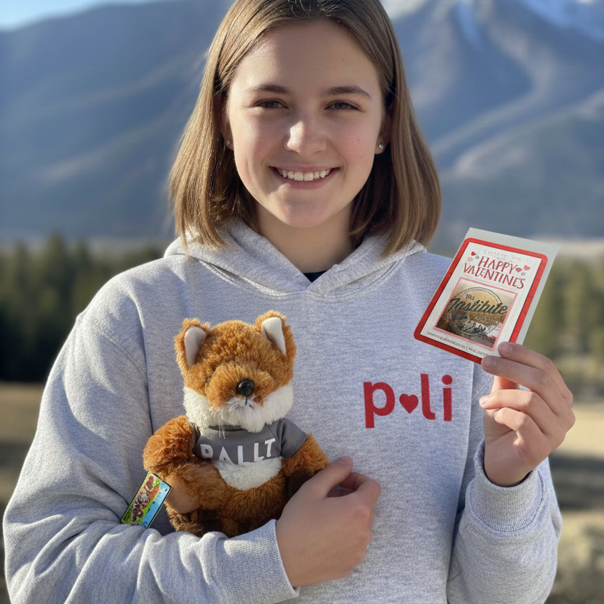 Stuffy and Pali Valentine Card