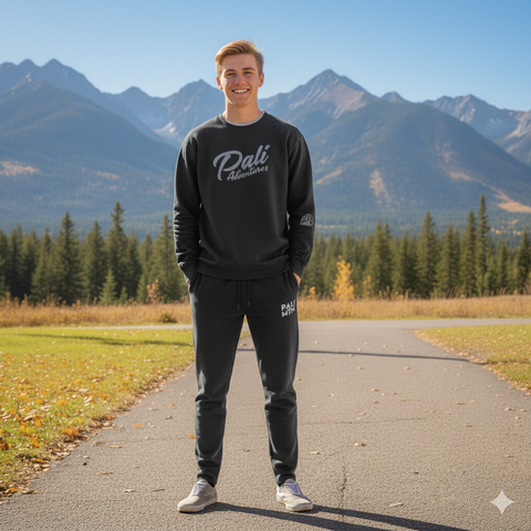 Crew Sweatshirt and Sweatpant Set (Limited Sizing)