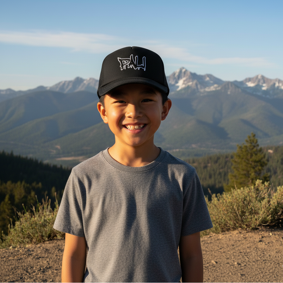 Mesh Graffiti Trucker Hat