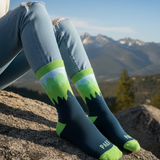 Bamboo Jacquard Pali Socks