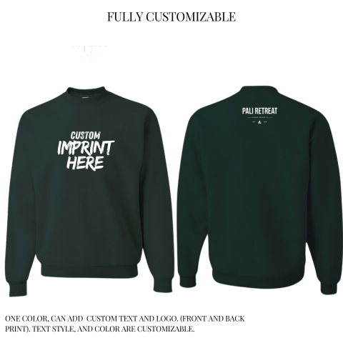 Custom Crew Front and Back Print
