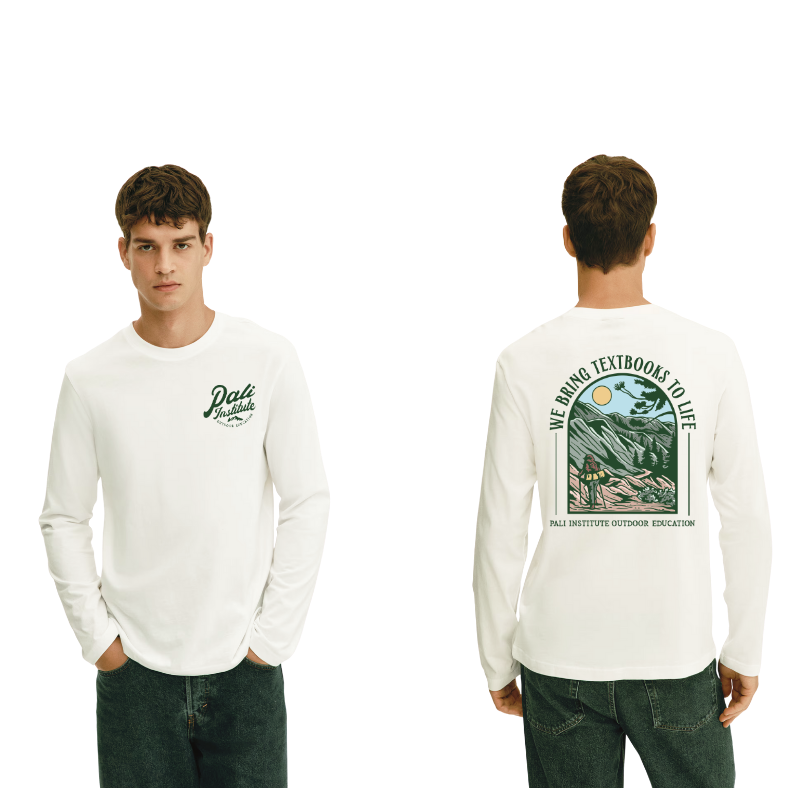 Trailblazing Knowledge in Full Color Long Sleeve Tee